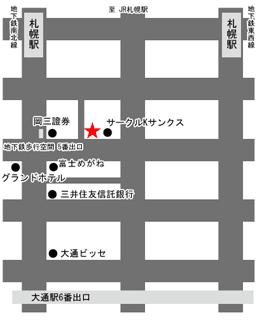 札幌本校地図